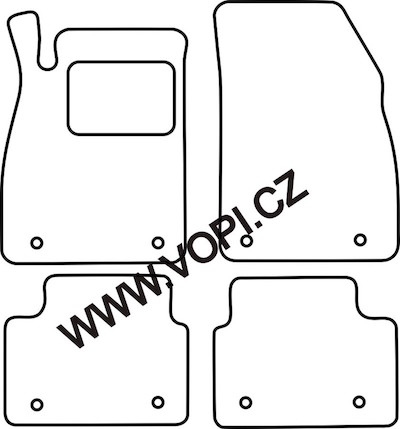 Autokoberce Opel Insignia 09/2013 - 2017 Perfectfit (3474)